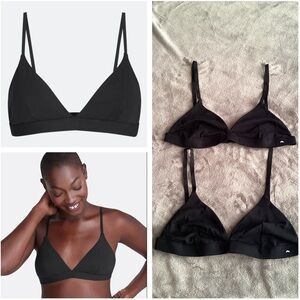 2 New MeUndies Triangle Bralettes